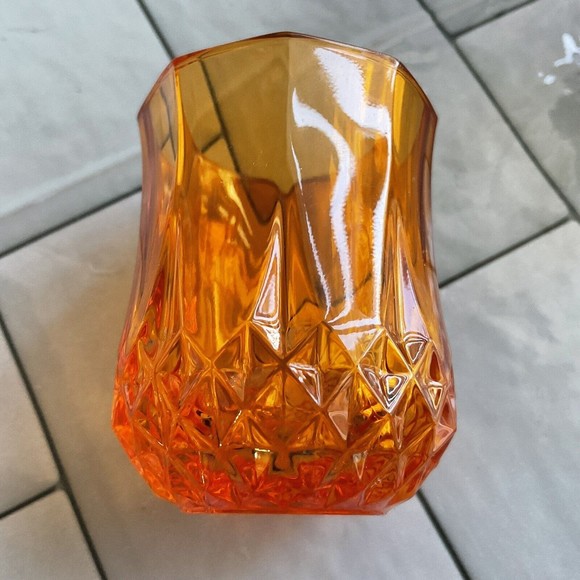 Lot Of 2 Whiskey Shot Glass Beer Drink Cup Sake Halloween Orange Black Whisky - Picture 9 of 9